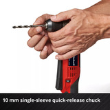 EINHELL Power X-Change batteridrevet vinkelskruemaskine TE-AD 18 Li - Solo, 18 Volt, Bore-/ skruemaskine Rød/Sort