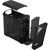 Fractal Design Torrent Compact Tower Sort, Towerkabinet Sort, Tower, PC, Sort, ATX, EATX, micro ATX, Mini-ITX, SSI CEB, Hærdet glas, Spil