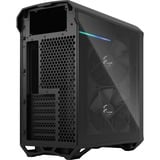 Fractal Design Torrent Compact Tower Sort, Towerkabinet Sort, Tower, PC, Sort, ATX, EATX, micro ATX, Mini-ITX, SSI CEB, Hærdet glas, Spil