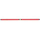 GEDORE Red aluminiumniveau, 100 cm, 2 libeller, Vaterpas Rød