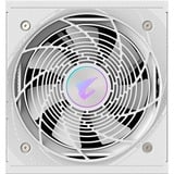 GIGABYTE AORUS ELITE P1000W ICE enhed til strømforsyning 1000 W 20+4 pin ATX ATX Hvid, PC strømforsyning Hvid, 1000 W, 100 - 240 V, 50/60 Hz, 15 - 6.5 A, Aktiv, 125 W