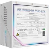 GIGABYTE AORUS ELITE P1000W ICE enhed til strømforsyning 1000 W 20+4 pin ATX ATX Hvid, PC strømforsyning Hvid, 1000 W, 100 - 240 V, 50/60 Hz, 15 - 6.5 A, Aktiv, 125 W