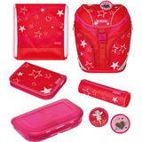 Herlitz SoftLight Plus Stars&Strips, Skoletasker Rød