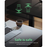 ICY BOX IB-EW122B-TT, Bord Sort