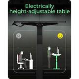 ICY BOX IB-EW122B-TT, Bord Sort