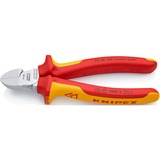 KNIPEX 70 26 160 Diagonale horisontale tænger tang, Skære tang Diagonale horisontale tænger, Krom-vanadium-stål, Plastik, Rød/orange, 16 cm, 216 g