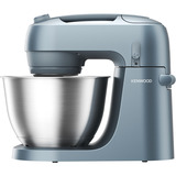 Kenwood KZM35.000GY foodprocessor 800 W 4 L Blå grå, 4 L, Blå, Dreje, Slå, Ælte, Mikse, Whisking, Rustfrit stål, Rustfrit stål