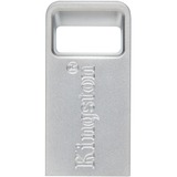 Kingston DataTraveler Micro USB-nøgle 256 GB USB Type-A 3.2 Gen 1 (3.1 Gen 1) Sølv, USB-stik Sølv, 256 GB, USB Type-A, 3.2 Gen 1 (3.1 Gen 1), 200 MB/s, Uden hætte, Sølv