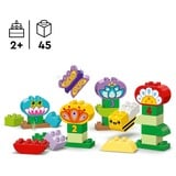 LEGO DUPLO Kreativ have og blomster, Bygge legetøj Byggesæt, 2 År, Plast, 45 stk, 652 g