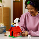 LEGO Ideas Peanuts: Snoopys hundehus, Bygge legetøj Byggesæt, 18 År, Plast, 964 stk, 1,25 kg, Detail