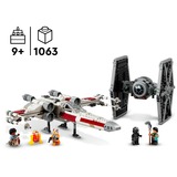 LEGO Star Wars Kombimodel: TIE-jager og X-wing, Bygge legetøj Byggesæt, 9 År, Plast, 1063 stk, 1,37 kg
