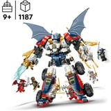 LEGO Zanes ultrakombirobot, Bygge legetøj Byggesæt, 9 År, Plast, 1187 stk, 1,54 kg