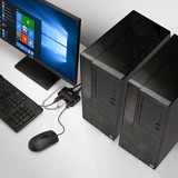 Lindy 42345, KVM-switchen Sort