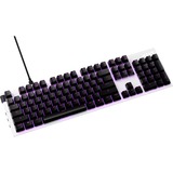 NZXT Gaming-tastatur Hvid/Sort, DE-layout, Gateron red