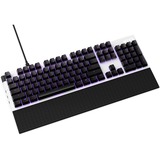 NZXT Gaming-tastatur Hvid/Sort, DE-layout, Gateron red