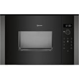 Neff HLAWD23G0 mikrobølgeovn Grafit Solo mikroovn Indbygget 20 L 800 W Sort/grafit, Indbygget, Solo mikroovn, 20 L, 800 W, Indbygget skærm, LED