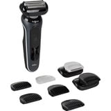 Procter & Gamble Series 6 62-G1650s, Shaver Sort, Folie shaver, Sort, Knapper, Batteri, Indbygget batteri, 60 min.
