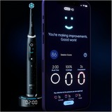 Procter & Gamble iO Series 10 Voksen Roterende, pulserende tandbørste Sort, El-tandbørste Sort, Voksen, Roterende, pulserende tandbørste, Daglig pleje, Dyb rensning, Gum pleje, Sensitiv, Blegning, Sort, 2 min, Rund