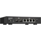 QNAP QSW-2104-2S netværksswitch Ikke administreret 2.5G Ethernet Sort Ikke administreret, 2.5G Ethernet