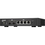 QNAP QSW-2104-2S netværksswitch Ikke administreret 2.5G Ethernet Sort Ikke administreret, 2.5G Ethernet