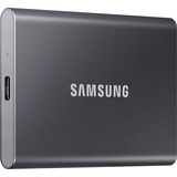 SAMSUNG Portable SSD T7 1000 GB Grå, Solid state-drev grå, 1000 GB, USB Type-C, 3.2 Gen 2 (3.1 Gen 2), 1050 MB/s, Beskyttelse af adgangskode, Grå