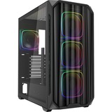 Sharkoon AK5M RGB, Towerkabinet Sort