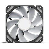 Sharkoon SHARK Mirror RGB PWM REVERSE, Sag fan Sort
