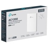TP-Link Festa F52-Wall 1200 Mbit/s Hvid Strøm over Ethernet (PoE), Adgangspunktet 2.4 GHz, 5 GHz, 1200 Mbit/s, WPA2-Enterprise, WPA2-Personal, WPA-Enterprise, SNMPv2, SNMPv3, WPA-Personal, SSH, 1000 Mbit/s