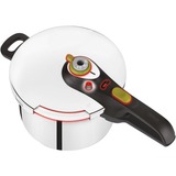 Tefal P2530738 trykkoger til komfurtop 6 L Sort, Rustfrit stål, Potte rustfrit stål/Sort, 6 L, Keramisk, Gas, Halogen, Induktion, Forseglet plade, Sort, Rustfrit stål, 22 cm, Rustfrit stål, 6 person(er)