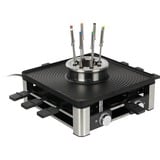 WMF Lumero 61.3020.1009 raclette grill 8 person(er) 1960 W Sort, Rustfrit stål rustfrit stål/Sort, 1960 W