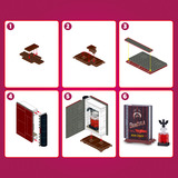 ZURU MAX - Bøger, Bygge legetøj MAX Build more Premium byggeklodser Books Collection, Byggesæt, 8 År, Plast