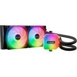 be quiet! LIGHT LOOP 240mm Black Processor Alt-i-en væskekøler 12 cm Sort 1 stk, Vandkøling Sort, Alt-i-en væskekøler, 12 cm, 105,1 m³/t, Sort
