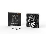 be quiet! Pure Wings 3 120mm PWM high-speed, Sag fan Sort