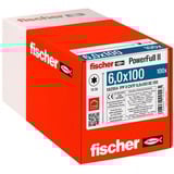 fischer Træskrue PowerFull II 6,0x100 ZK TX VG 