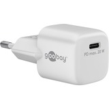 goobay USB-C hurtigoplader Nano, PD, GaN, 20 Watt Hvid