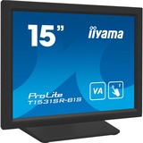 iiyama T1531SR-B1S computerskærm 38,1 cm (15") 1024 x 768 pixel XGA LCD Berøringsskærm Sort, LED-skærm Sort (mat), 38,1 cm (15"), 1024 x 768 pixel, XGA, LCD, 18 ms, Sort