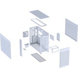 ASUS PRIME AP303 MESH, Towerkabinet Hvid