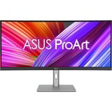 ASUS ProArt PA34VCNV computerskærm 86,6 cm (34.1") 3440 x 1440 pixel UltraWide Quad HD LCD Sort, LED-skærm Sort/Sølv, 86,6 cm (34.1"), 3440 x 1440 pixel, UltraWide Quad HD, LCD, 5 ms, Sort