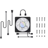 Alphacool Apex Stealth Metall Aurora 120, Sag fan Sort