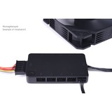 Alphacool Core 10x 4-Pin PWM Splitter, Fan kontrol Sort