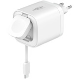 Ansmann Home Charger HC265PD med kabel og Apple Watch oplader 5,8A 65W 2-port Hvid