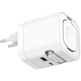Ansmann Home Charger HC265PD med kabel og Apple Watch oplader 5,8A 65W 2-port Hvid