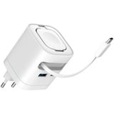 Ansmann Home Charger HC265PD med kabel og Apple Watch oplader 5,8A 65W 2-port Hvid