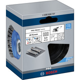 Bosch 2 608 620 727 tilbehør vinkelsliber Kop børste Kop børste, Stål, 7,5 cm, Bosch, Sort, Blå, 0,5 mm
