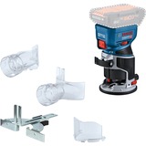 Bosch Batteri-kantfræser GKF 18V-8 Professional solo, 18 volt, Router Blå/Sort