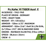 COBI Pz.Kpfw. VI Tiger Ausf. E, Bygge legetøj 