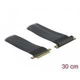 DeLOCK 85766 interface-kort/adapter Intern PCIe, Riser kort PCIe, PCIe, Sort, 0,3 m, 1 stk