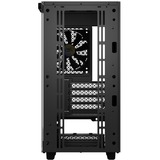 DeepCool MACUBE 110 Midi Tower Sort, Towerkabinet Sort, Midi Tower, PC, Sort, micro ATX, Mini-ITX, Acrylonitrilbutadienstyren, SPCC, Hærdet glas, Spil