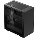 DeepCool MACUBE 110 Midi Tower Sort, Towerkabinet Sort, Midi Tower, PC, Sort, micro ATX, Mini-ITX, Acrylonitrilbutadienstyren, SPCC, Hærdet glas, Spil