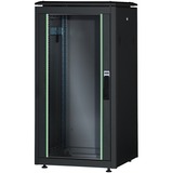 Digitus DN-19 26U-6/10-B-1 stativ Fritstående reol Sort, IT kabinet Sort, Fritstående reol, 26U, 800 kg, Rack skinner, Sort